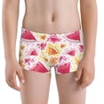 thumbnail image 5 of Yiaed Watermelon Print Boys' Boxer Briefs Cotton Casual Stretch Comfort Boys Boxers - Kids Boxer Briefs Underwear for Boys (6-18)-Large, 5 of 5