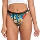 thumbnail image 1 of Balery Whimsical Sailboat Ocean Art Tangas de Algodón para Mujer con Estampado – Ropa Interior Sexy, Transpirable, G-string-Medium, 1 of 6