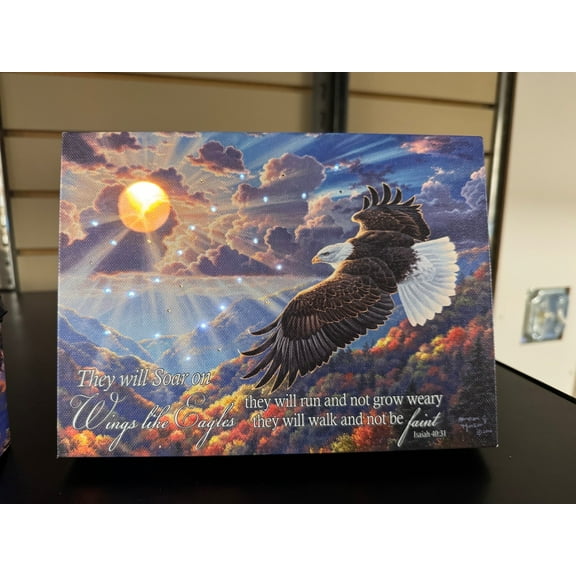 Mini Canvas-Freedom-LED Tabletop w/Timer (8" x 6")