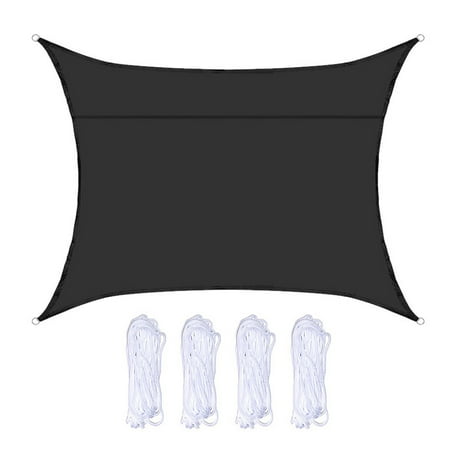 CreativeArrowy UV Block Shade Sail Canopy Back Yard Shelter Awning 3*4m UV Blocking With Four Ropes Garden Patio Outdoor