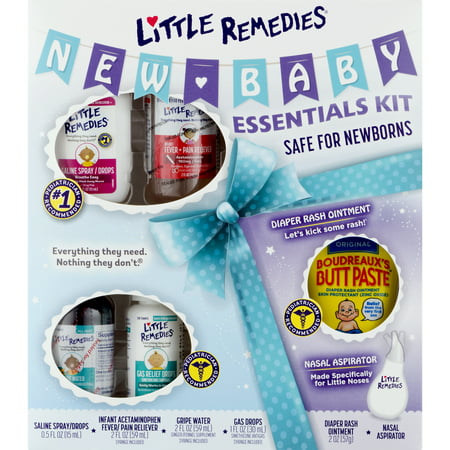 Little Remedies New Baby Essentials Kit, Perfect for Baby Shower (Best Remedy For Boils)