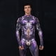 thumbnail image 4 of Mono con estampado 3D de armadura Steampunk de robot negro, ropa ajustada Zentai para fiesta, disfraz de Cosplay, Halloween, carnaval, monos elegantes, 4 of 5