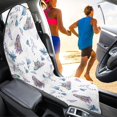 thumbnail image 4 of Uourmeti 1 Pack Car Seat Cover Towel, Easy Install, Premium Soft Plush Microfiber Protector Compatible with Trucks SUVs Car Interior, 4 of 7