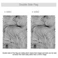 thumbnail image 5 of Ckdifva Line Black Garden Flag 28 x 40 Inch Vertical Double Sided for Yard Lawn Outdoor Outside, 5 of 6