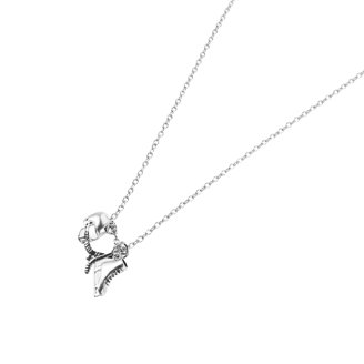 Collar Colgante Superman – Acero Titanio – Logotipo DC Comics – Turtleland – Plateado
