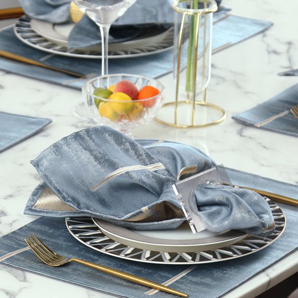 HEALEEP Para Servilletas Transparentes De Acrílico Para Decorar Fiestas Y Bodas