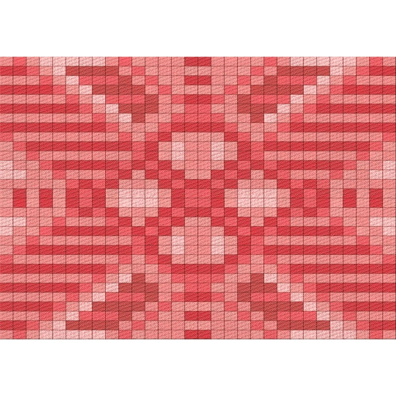 Ahgly Company Machine Washable Indoor Rectangle Transitional Red Area Rugs, 2' x 3'