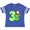 Football Blue and White, variant on Inktastic 3rd Birthday Monster Boys or Girls Toddler T-Shirt