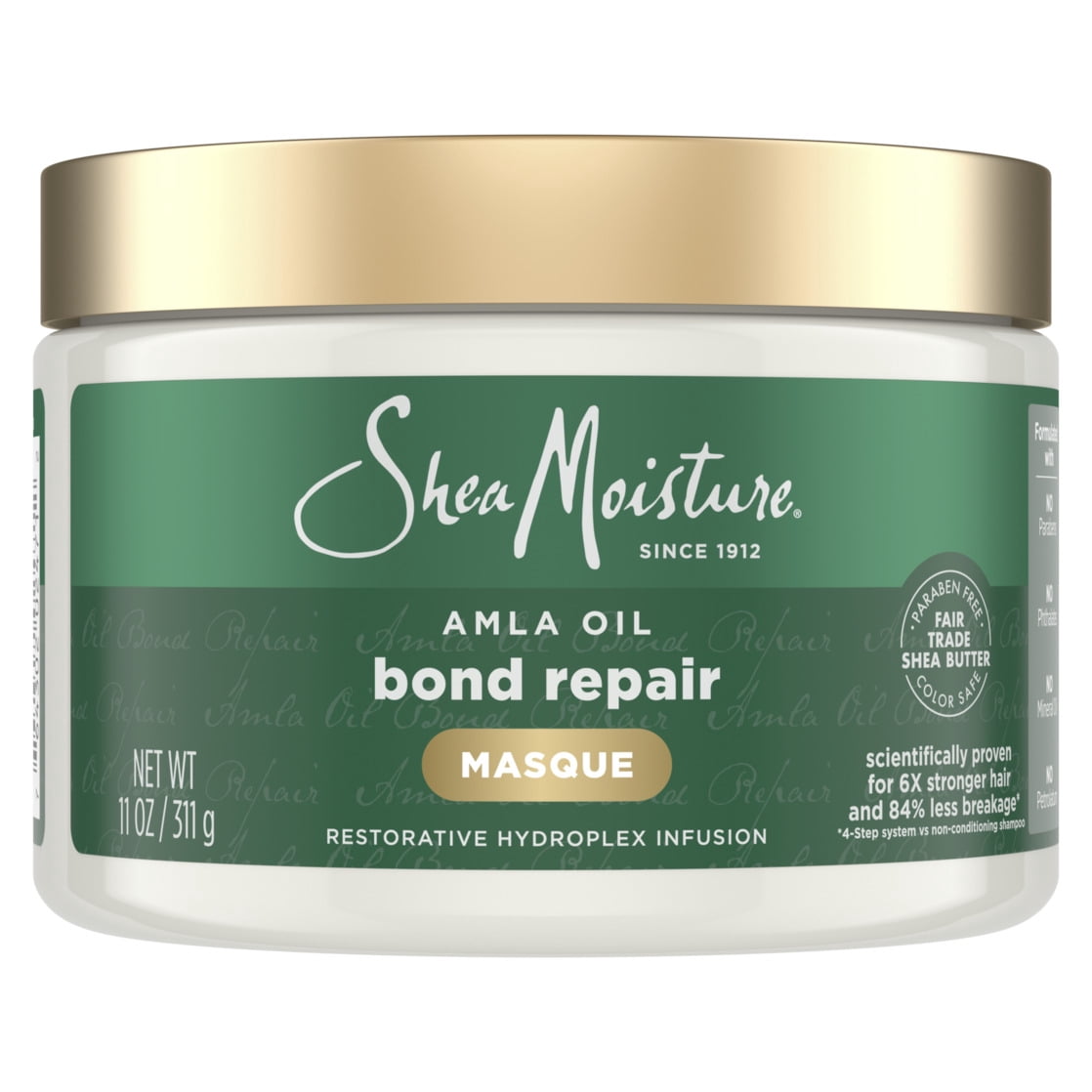 SheaMoisture Strengthening Bond Repair Amla Oil Shampoo, Conditioner, & Hair Mask Set for Curly Hair