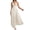 Apricot, variant on Women'S Maxi Summer Dresses Halter V Neck Beach Dresses for Women A-Line Casual Dress for Vacation