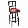 thumbnail image 2 of Central Michigan 36 Inch L018 Black Wrinkle With Jailhouse Back Bar Stool, 2 of 7