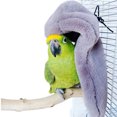 thumbnail image 4 of Bird Cage Blanket Warm Windproof Plush Bird Nest Parrot Tent Bird Cage Accessory, 4 of 10
