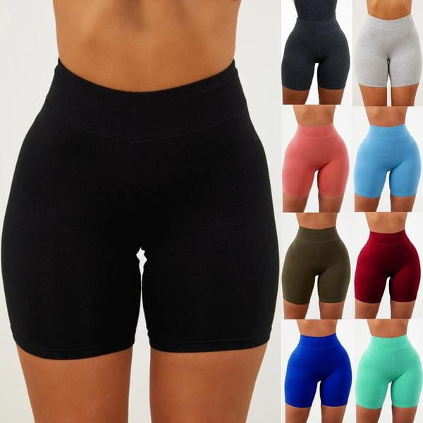 Women's Fashion High Waist Solid Color 