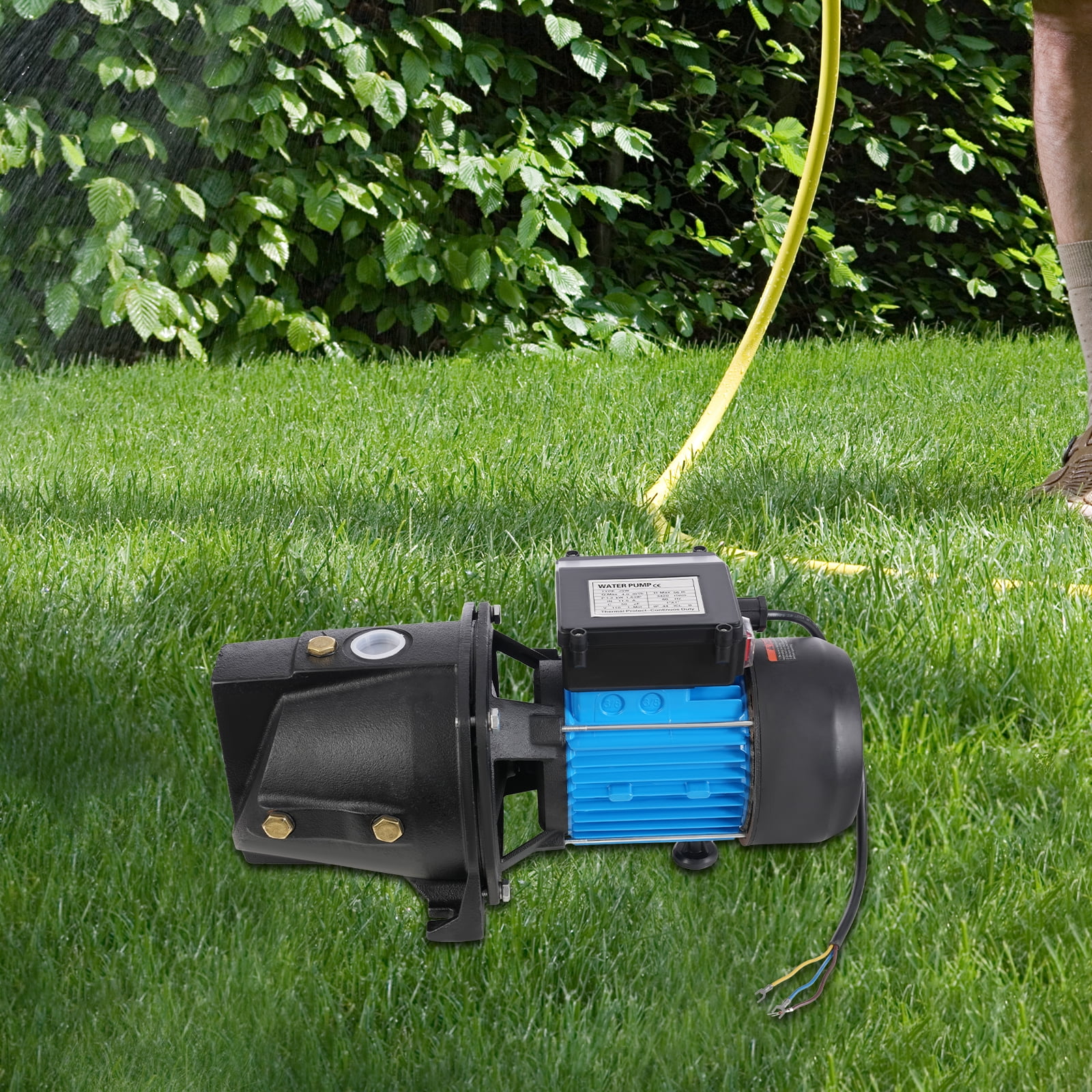 1.6HP Cast Iron Water Pump - 1056GPH Flow Rate, 183ft Lift for Farm/Garden Irrigation & Home Water Pressure