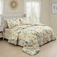 thumbnail image 1 of Literie Marina Décoration ultra douce et luxueuse en duvet d'oie, alternative au duvet d'oie, richement imprimée, avec draps et motif floral d'hortensia moderne, 1 of 4