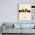 thumbnail image 3 of Trademark Fine Art 'Dayton Ohio Skyline Portrait III' Canvas Art by Michael Tompsett, 3 of 3