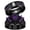 Purple, variant on Couple Rings Matching Rings Black Wings Skull Ring 1.5ct Red CZ Womens Wedding Ring Sets Punk Ring