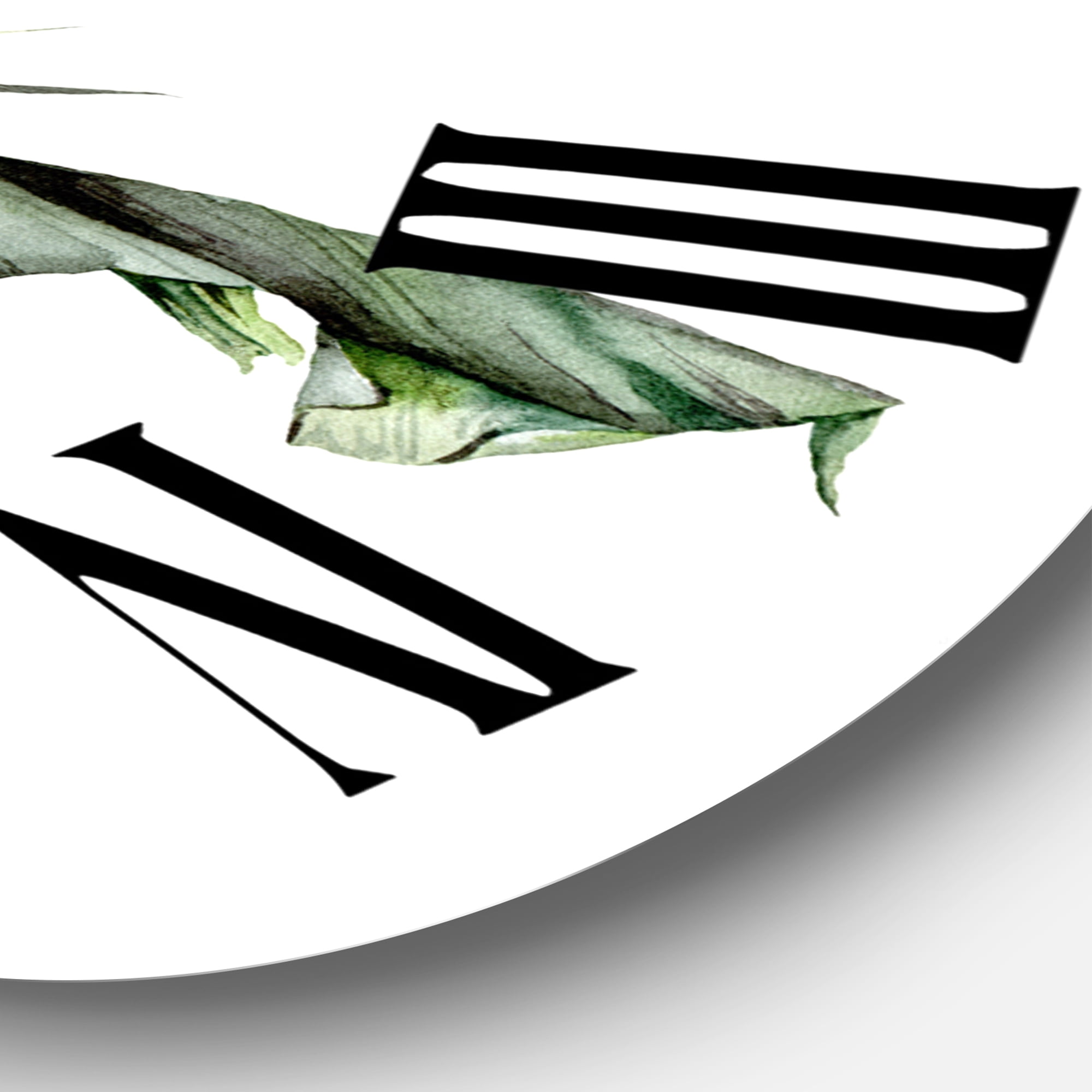 Designart 1 in Quartz Traditional Wall Clock