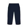 thumbnail image 7 of Smsaxvxz Men's Cargo Capri Pants Casual Comfy 3/4 Cargo Shorts Summer Breathable Hiking Shorts with Pockets, 7 of 7