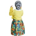 thumbnail image 5 of IKALI Old Lady Costume for Kids, Girls 100th Day of School Costume, 90s Floral Dress Granny Outfit 7-8Y, 5 of 6