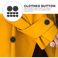 thumbnail image 5 of USHOBE 10Ud Botones Para Coser Negros Con Estilizado Ideal Para Abrigos Y Chaquetas Decorativas, 5 of 5