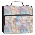 thumbnail image 5 of FORMRS Zipper Binder with Shoulder Strap 2-inch Ring 500 Sheet Capacity File Bag, Elegant Marble Pattern, 5 of 5