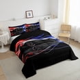 thumbnail image 3 of Castle Fairy Black Car Boy Twin Comforter Sets,Extreme Sport Bedding Set, 3 of 8