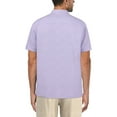 thumbnail image 2 of Cafe Luna Men’s and Big Men’s Crosshatch Print Short Sleeve Shirt, Sizes S-5XL, 2 of 3