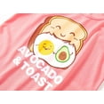 thumbnail image 5 of Beezizac Avocado & Toast Pajamas for Tween Girls Soft Cute 2-Piece Tank Top PJ Set Big Kid Trendy Outfit Size 10, 5 of 8