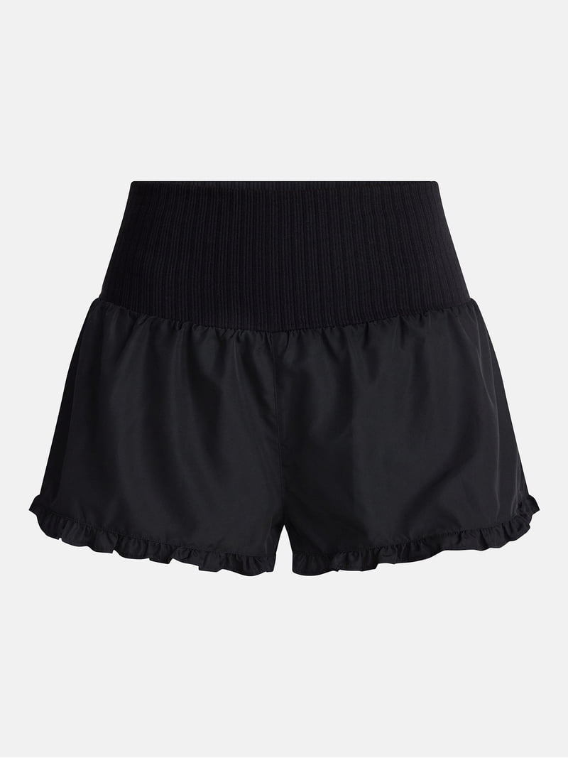 No Boundaries Ruffle Hem Shorts, 2
