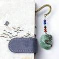 thumbnail image 2 of Retro Metal Bookmark, Star Sun And Moon Bookmark, Seven Chakra Healing Stone Beads And Natural Stone Pendant, 2 of 9