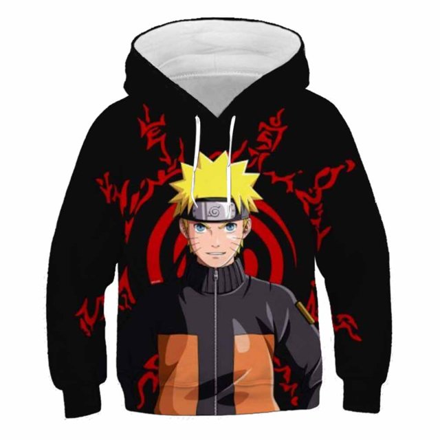 Sudadera de Franela Naruto Gao Jinjia Para Niños 3D Allover