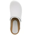 thumbnail image 6 of BJORK Maja Open Back Wood Leather Clogs (White - EU39), 6 of 9