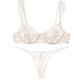 thumbnail image 2 of Conjunto de sujetador de Europa y Estados Unidos, ropa interior sexy y pequeña para mujer con pechos grandes y ultrafino, 2 of 5