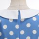 thumbnail image 4 of TaTaai Women's Bow Detail Sleeveless Dress Vintage Floral Print Round Neck Casual A Line Midi Dress Classical Style Soft Comfortable for Spring Summer Daily Gift, 4 of 5
