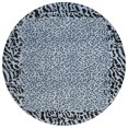 thumbnail image 2 of Addison Rugs Chantille Indoor/Outdoor Transitional Animal Skin Blue Washable Round Rug, 8' x 8', 2 of 6