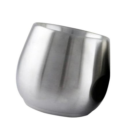

Blesiya Cocktail Tumbler Wine Cup Stainless Steel Metal Goblet Gift