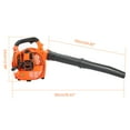 thumbnail image 3 of Meileang Leaf Blower Cordless Powerful Engine Petrol Powered 26cc Handheld Leaf Blower for Garden, 3 of 7