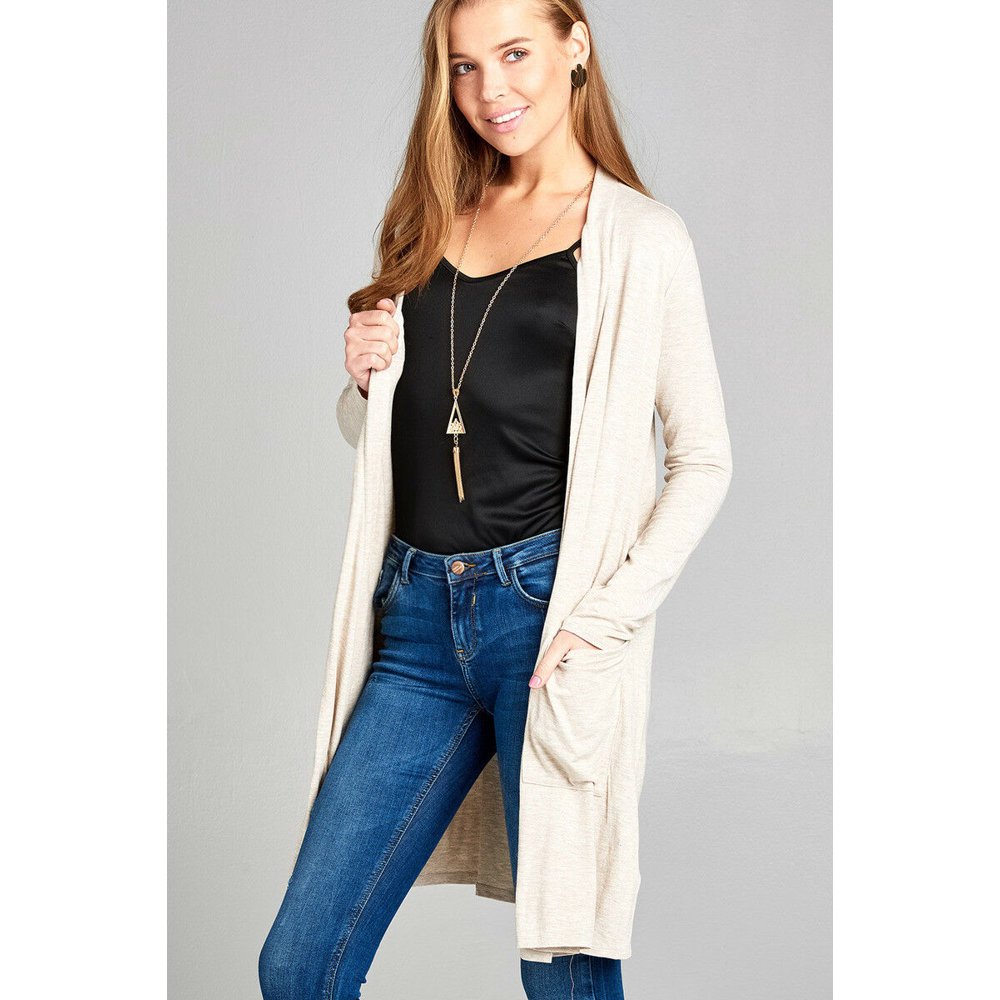active basic cardigan
