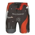 thumbnail image 3 of Logiee Christmas Gnomes In Red Hats Print Mens Swim Trunks Quick Dry Board Shorts,Breathable Hawaii Beach Shorts Swimwear Bathing Suits-Large, 3 of 6