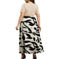 thumbnail image 3 of HKEDES Robes Grande Taille pour Femmes Manches Courtes Décontractées Longues Maxi avec Poches M-4X, 3 of 9