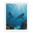 thumbnail image 5 of Paint By Numbers Kit for Adults Beginner - DIY Sharks Ocean Underwater Scene Canvas Painting Kits for Adults, Frameless Paint By Number for Adults for Home Wall Decor 16x20 Inch, 5 of 7