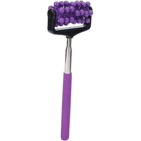 Massage Stick, Yoga Massage Stick for Men and Women Granular Body Massage Tool Telescopic Roller Massage Stick Home Neck Leg Back Body Massage Stick(Purple)