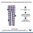 thumbnail image 5 of Roll Outta Bed  Patterned Open Bottom Pajama Pants (Women), 5 of 5