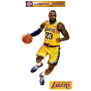 Los Angeles Lakers: Anthony Davis 2021 Poster - NBA Removable Adhesive Wall Decal Large