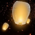 thumbnail image 7 of YiBai Saving 10pcs/20pcs White Chinese Lanterns You Can Use Paper Lanterns To Easily Create A Chinese Or Japanese Style Festive Lanterns For Birthday Party Wedding Decoratio, 7 of 7
