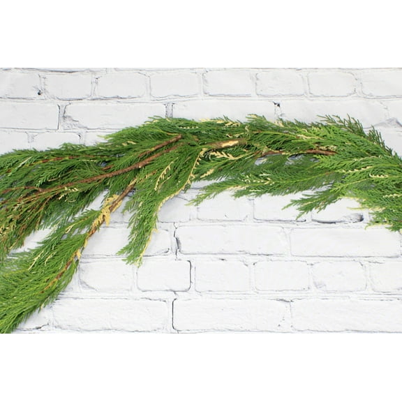Real Touch Flowers - Fresh & Natural Leyland Cedar Garland - 1 Feet