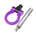 thumbnail image 6 of Unique Bargains Aluminum Alloy Round Front Rear Bumper Trailer Ring Eye Towing Tow Hook Screw for Hyundai Veloster 2012-2017 Purple, 6 of 6