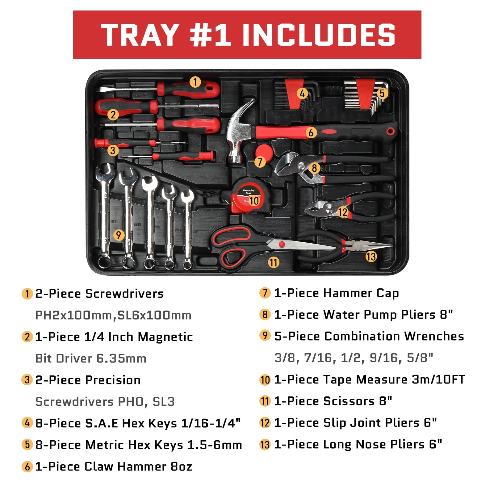 599pcs Cordless Drill Set, Seizeen Rolling Tool Box with 21V Power Drill, Mechanic Tool Kits, Ratchet Wrench Set, 3-layer Multi-Purpose Tool Set on Weels Suitcase Design