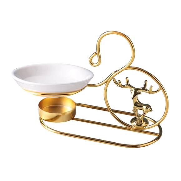 Difusor de Quemador de aceite Zulema Marco de ciervo dorado